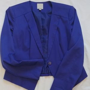 💜Halogen short blazer jacket EUC